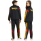 adidas House of Tiro Jogginghose Kinder KD6012 - black/collegiate gold/power red 140