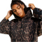 adidas Seasonal Essentials 3-Streifen Leopard Print French Terry Hoodie Damen KH0293 - multicolor/earth strata/shadow brown M