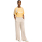 adidas House of Tiro Wide Leg Jogginghose Damen KD4300 - crystal linen/off white XL