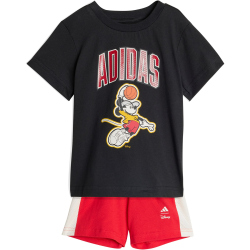 adidas x Disney Mickey Mouse T-Shirt + Shorts Set Kinder JZ7677 - black/off white 74
