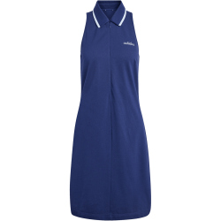 adidas Seasonal Essentials Colorpop Embroidered Graphic Kleid Damen KC3942 - dark blue/white M