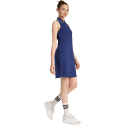 adidas Seasonal Essentials Colorpop Embroidered Graphic Kleid Damen KC3942 - dark blue/white M