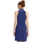 adidas Seasonal Essentials Colorpop Embroidered Graphic Kleid Damen KC3942 - dark blue/white M