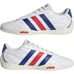 adidas Adipista Sneaker Herren HQ7404 - cloud white/semi lucid blue/pure ruby 36