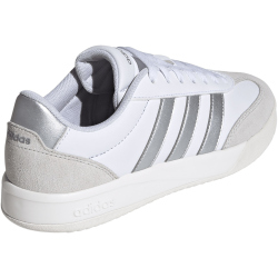 adidas VL Court FC Sneaker Damen HQ0057 - cloud white/silver met./grey one 39 1/3