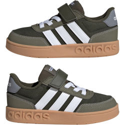 adidas Breakbase Sneaker Kinder JR9780 - night cargo/cloud white/olive strata 30
