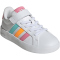 adidas Grand Court 3.0 Sneaker Kinder KI6503 - cloud white/bliss pink/lucid tangerine 31