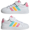 adidas Grand Court 3.0 Sneaker Kinder KI6503 - cloud white/bliss pink/lucid tangerine 31