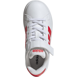 adidas Grand Court 3.0 Sneaker Kinder JS4872 - cloud white/pure ruby/pure ruby 31