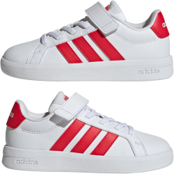 adidas Grand Court 3.0 Sneaker Kinder JS4872 - cloud white/pure ruby/pure ruby 31