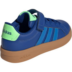 adidas Grand Court 3.0 Sneaker Kinder JP9369 - team royal blue/ray blue/lime burst 28