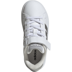 adidas Grand Court 3.0 Sneaker Kinder JP9368 - cloud white/silver met./silver met. 31