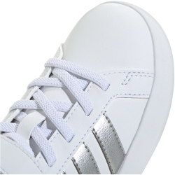 adidas Grand Court 3.0 Sneaker Kinder JP9368 - cloud white/silver met./silver met. 31
