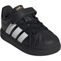 adidas Street Talk Sneaker Kinder JS5054 - core black/cloud white/gold met. 22