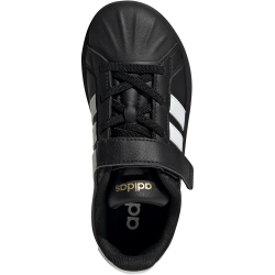 adidas Street Talk Sneaker Kinder JS5055 - core black/cloud white/gold met. 28