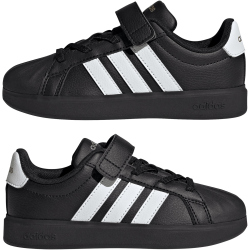 adidas Street Talk Sneaker Kinder JS5055 - core black/cloud white/gold met. 28