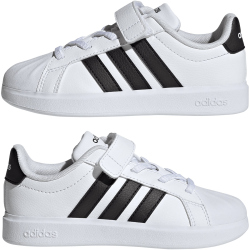 adidas Street Talk Sneaker Kinder JQ6144 - cloud white/core black/core black 28