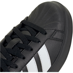 adidas Street Talk Sneaker Kinder JS5053 - core black/cloud white/gold met. 35.5