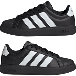 adidas Street Talk Sneaker Kinder JS5053 - core black/cloud white/gold met. 36 2/3