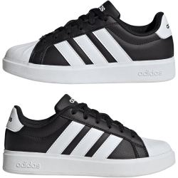 adidas Street Talk Sneaker Kinder JQ8610 - core black/cloud white/cloud white 36 2/3