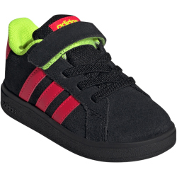 adidas Grand Court 00s Sneaker Kinder JP9353 - core black/lucid red/lucid lemon 25