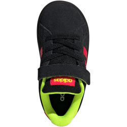 adidas Grand Court 00s Sneaker Kinder JP9353 - core black/lucid red/lucid lemon 25