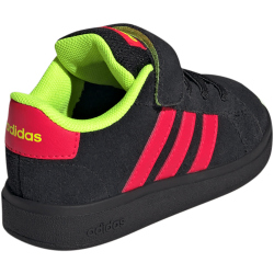 adidas Grand Court 00s Sneaker Kinder JP9353 - core black/lucid red/lucid lemon 25