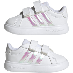adidas Grand Court 3.0 Bubble Sneaker Kinder KJ0897 - cloud white/iridescent/almost pink 20
