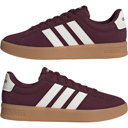 adidas Grand Court 3.0 Sneaker Herren IH1484 - maroon/off white/gum 3 42