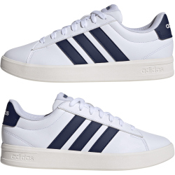 adidas Grand Court 3.0 Sneaker Herren IH1478 - cloud white/dark blue/core white 36
