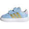 adidas x Disney Frozen Grand Court 3.0 Sneaker Kinder JQ4355 - glow blue/gold met./ice lavender 20