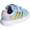 adidas x Disney Frozen Grand Court 3.0 Sneaker Kinder JQ4355 - glow blue/gold met./ice lavender 20