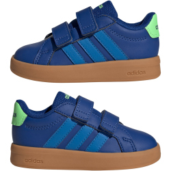 adidas Grand Court 3.0 Sneaker Kinder JP9374 - team royal blue/ray blue/lime burst 20