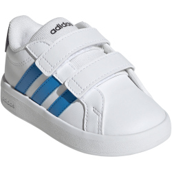 adidas Grand Court 3.0 Sneaker Kinder HP3536 - cloud white/lucid ray blue/aurora onix 19