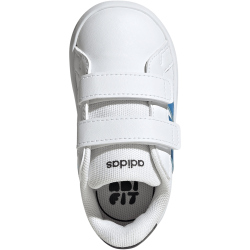 adidas Grand Court 3.0 Sneaker Kinder HP3536 - cloud white/lucid ray blue/aurora onix 19