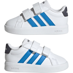 adidas Grand Court 3.0 Sneaker Kinder HP3536 - cloud white/lucid ray blue/aurora onix 19