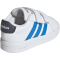 adidas Grand Court 3.0 Sneaker Kinder HP3536 - cloud white/lucid ray blue/aurora onix 19
