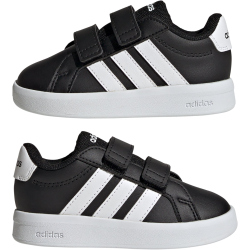 adidas Grand Court 3.0 Sneaker Kinder HP3535 - core black/cloud white/cloud white 25