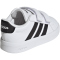 adidas Grand Court 3.0 Sneaker Kinder HP3534 - cloud white/core black/cloud white 24