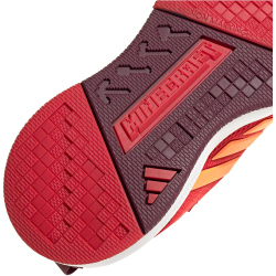 adidas x Minecraft Pro Sneaker Kinder JR4548 - better scarlet/lucid orange/maroon 28