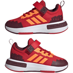 adidas x Minecraft Pro Sneaker Kinder JR4548 - better scarlet/lucid orange/maroon 28