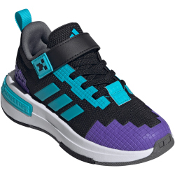 adidas x Minecraft Pro Sneaker Kinder JR1970 - core black/lucid cyan/cloud white 28
