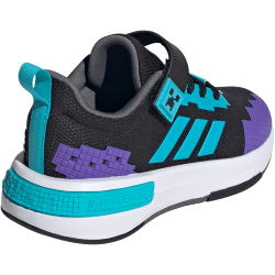 adidas x Minecraft Pro Sneaker Kinder JR1970 - core black/lucid cyan/cloud white 28