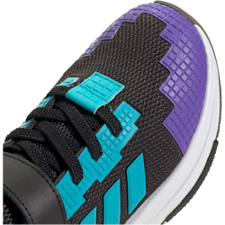 adidas x Minecraft Pro Sneaker Kinder JR1970 - core black/lucid cyan/cloud white 28