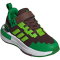 adidas x Minecraft Pro Sneaker Kinder JR1969 - auburn/semi solar green/cloud white 28