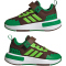 adidas x Minecraft Pro Sneaker Kinder JR1969 - auburn/semi solar green/cloud white 28