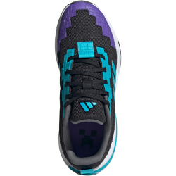 adidas x Minecraft Pro Sneaker Kinder JR1966 - core black/lucid cyan/cloud white 38 2/3