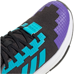 adidas x Minecraft Pro Sneaker Kinder JR1966 - core black/lucid cyan/cloud white 38 2/3