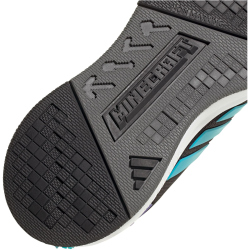 adidas x Minecraft Pro Sneaker Kinder JR1966 - core black/lucid cyan/cloud white 38 2/3