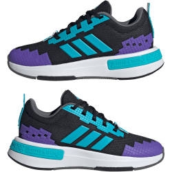 adidas x Minecraft Pro Sneaker Kinder JR1966 - core black/lucid cyan/cloud white 38 2/3